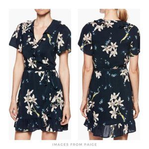 Paige Cardamom Wrap Dress